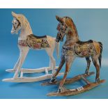 2 small decorative rocking horses