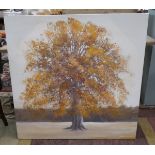 Print of tree on canvas - Approx IS: 90cm x 90cm