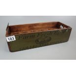 Wooden egg storage box