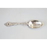 A heavy early Danish white metal spoon