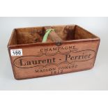 Champagne advertising storage box