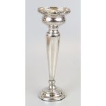 Hallmarked silver posy vase