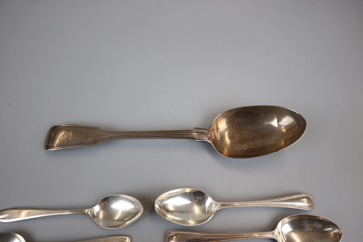 Collection of hallmarked silver spoons - Approx. weight: 377g - Image 2 of 10