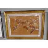 Watercolour - Cattle by Michael Lawrence Cadman - IS: 53cm x 36cm