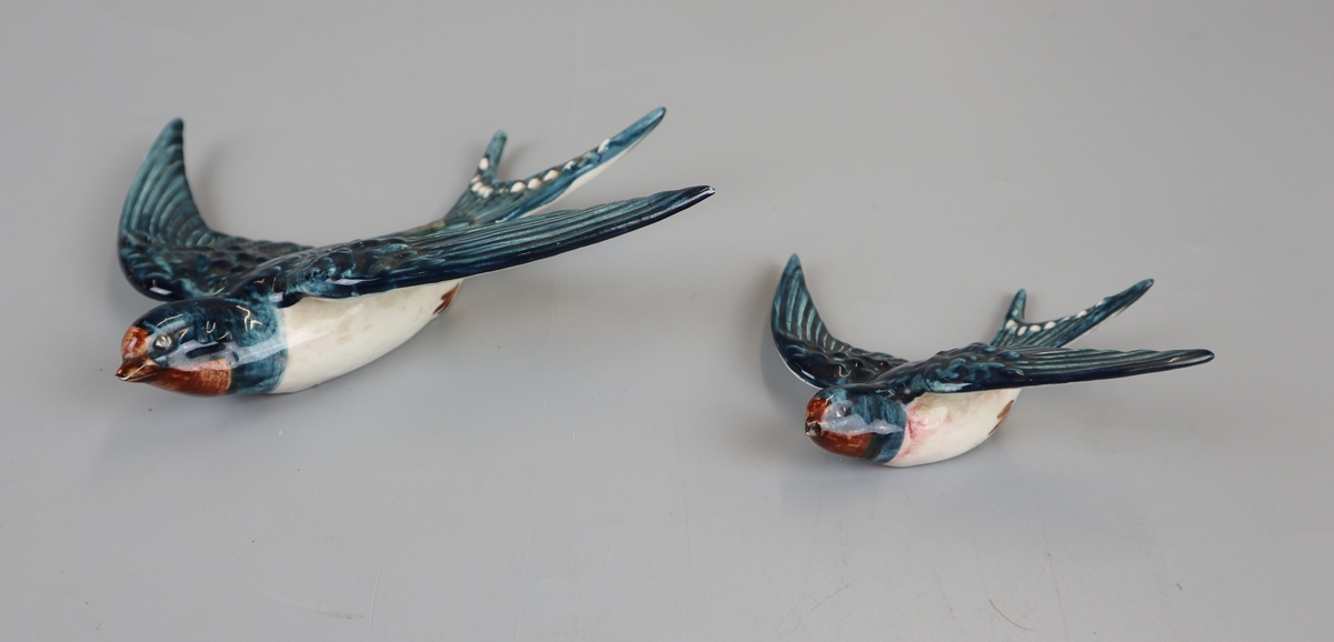 2 Beswick graduated swallows