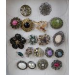 Collection of brooches