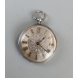 Silver pocket watch