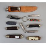 Collection of knives etc