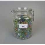 Jar of marbles