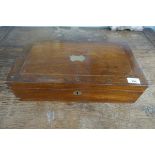 Mahogany writing box