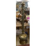 Large brass incense burner - Approx. height: 154cm