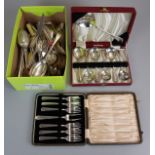 Collection of flatware