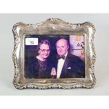 Hallmarked silver photo frame