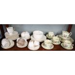 Collection of china to include Crown Staffordshire