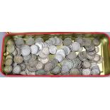 Collection of approximately 198 silver coins