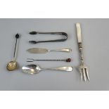 Collection of hallmarked silver items etc