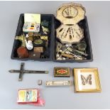 Collectables to include Vesta cases, metalware etc