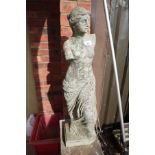 Stone Venus de Milo statue - Approx height: 88cm