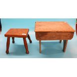 2 antique stools