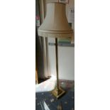 Brass standard lamp