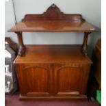 Victorian fitted buffet side cupboard - Approx size: W: 99cm D: 56cm H: 132cm
