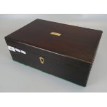 Rosewood writing box