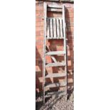 Vintage wooden step ladders