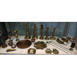 Collection of copper and brass