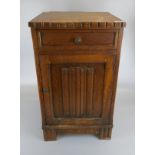 Oak bedside cabinet