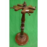 Mahogany whip and boot stand