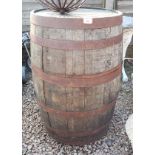 Large oak cask