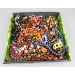 Box of costume jewellery