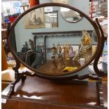 Mahogany vanity mirror