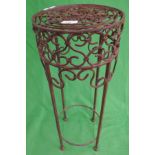 French metal pot stand