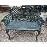 Cast iron bench