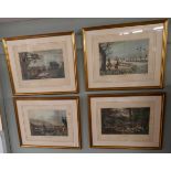 Set of 4 shooting prints after Alken