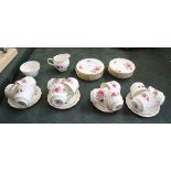 12 place tea service Summer Rose by Royal Victoria