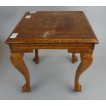 Small inlaid occasional table