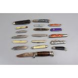 Collection of pocket knives etc