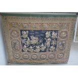 Fine antique Burmese tapestry - approx W: 171cm H: 138cm