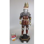 Knight figurine - Approx H:56cm