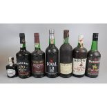 7 bottles of port