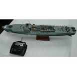 German torpedo boat - remote control with remote - Approx L:87cm