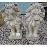 Pair of stone lions