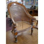 Antique child?s bergere chair