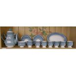 Denby Blue Renaissance Castile coffee set