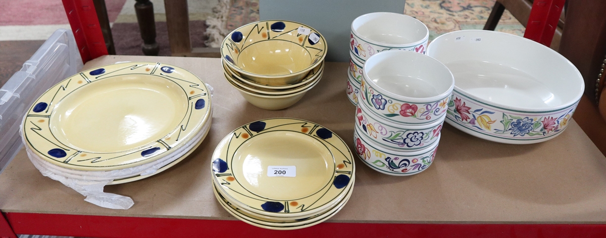 Collection of Poole pottery