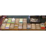 Huge collection of vintage postcards stamps and ephemra