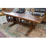 Jarra wood refectory table - Approx L: 198cm W: 100cm H: 75cm
