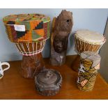 Collection of tribal art etc